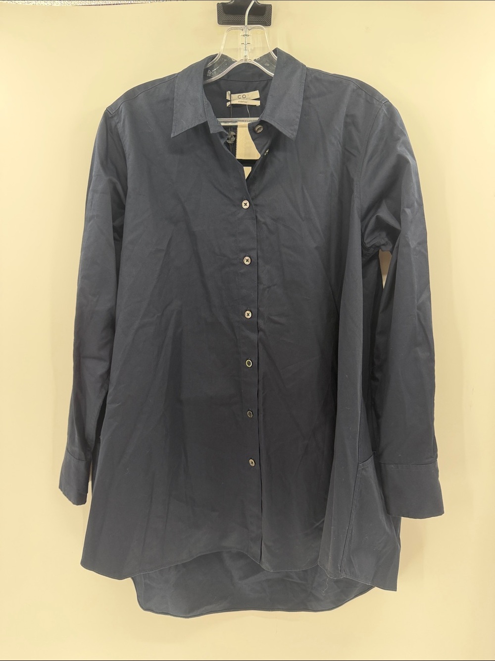 Co Essentials Women's A-line Buttondown Shirt - Navy - Small - New with tags - Picture 4 of 8